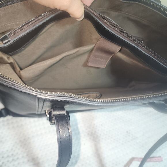 FZONE EUC BUSINESS COMPUTER XXL LEATHER TOTE BRIEFCASE STYLE BAG - Picture 7 of 13